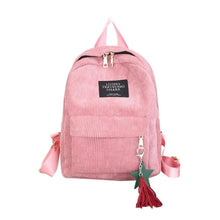 Load image into Gallery viewer, Velour Travel Backpack