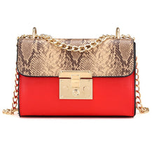 Load image into Gallery viewer, White And Leopard Handbag
